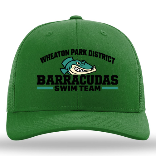 Wheaton Barracudas - Richardson Snapback Trucker Cap - Kelly