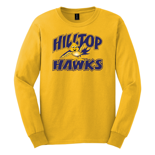 Hilltop Hawks - Gildan Ultra Cotton Long Sleeve T-Shirt