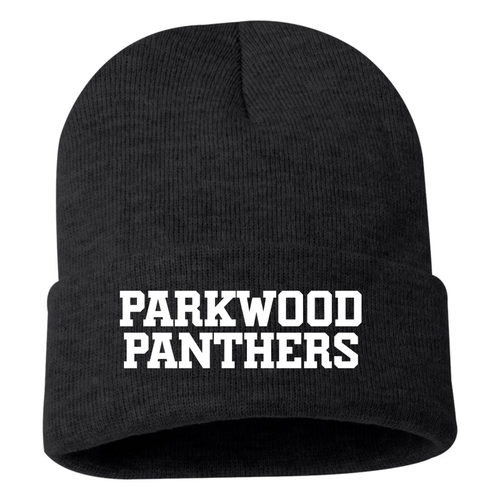 Parkwood Panthers - Sportsman 12" Solid Knit Beanie