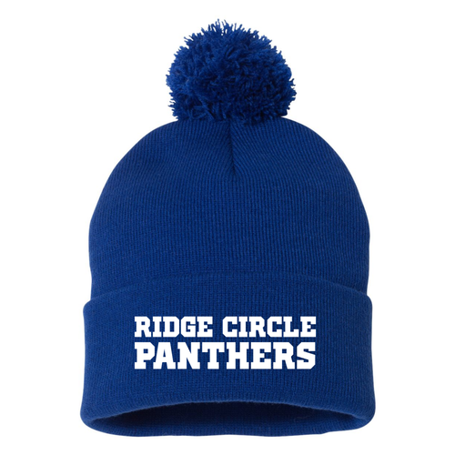 Ridge Circle Panthers - Sportsman Pom-Pom 12" Knit Beanie