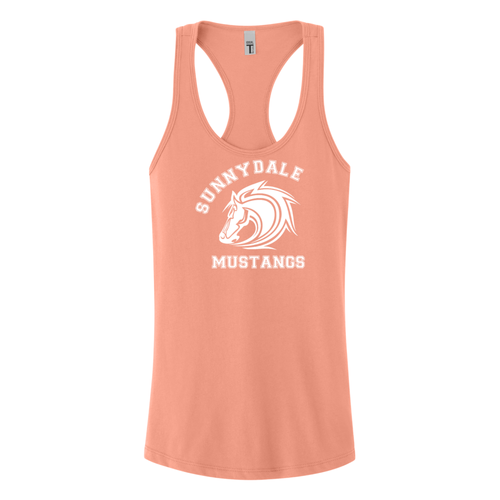 Sunnydale Mustangs - Next Level Women's Ideal Racerback Tank