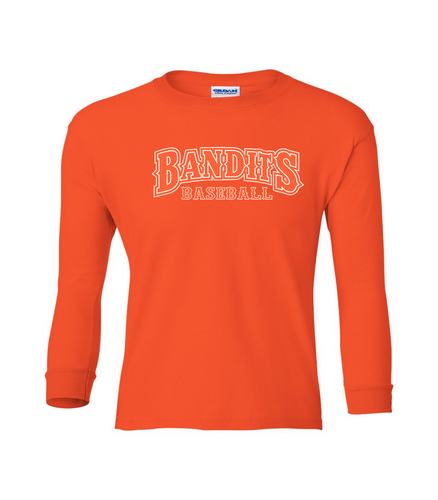 Bandits Baseball YOUTH Ultra Cotton Long Sleeve T-Shirt
