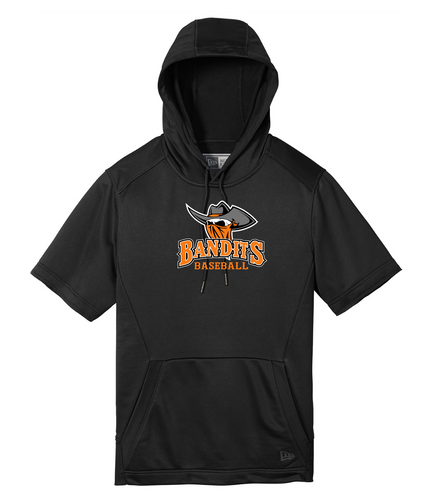 Bandits Baseball New Era Performance Terry Short Sleeve Hoodie