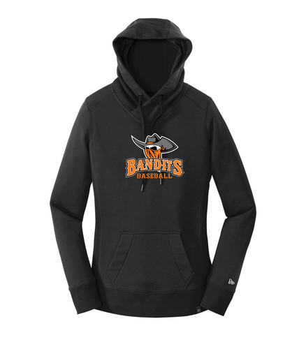 Bandits Baseball Ladies New Era French Terry Pullover Hoodie