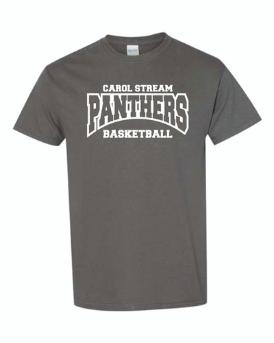 Carol Stream Panthers Basketball T-Shirt - YOUTH (Design 2)