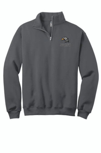 St. Charles Silverhawks Softball 1/4 - zip Sweatshirt