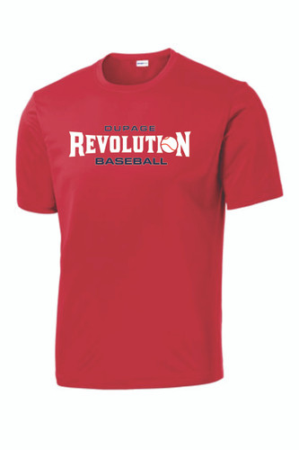 Dupage Revolution Baseball YOUTH PosiCharge Competitor Tee