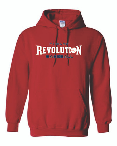 Dupage Revolution Baseball YOUTH Heavy Blend Hooded Sweatshirt