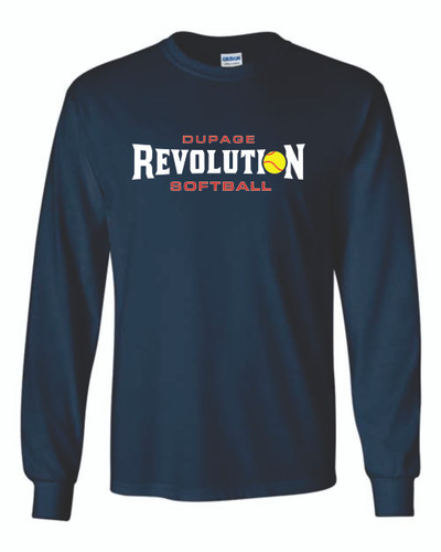 Dupage Revolution Softball ADULT Ultra Cotton Long Sleeve T-Shirt