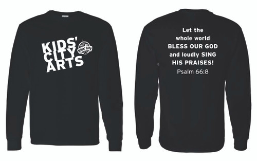 Kids City Arts Black Youth Gildan Long Sleeve T-Shirt