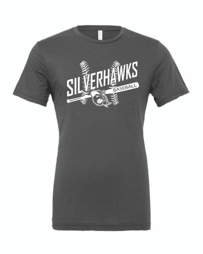 Bartlett Silverhawks Baseball BELLA + CANVAS - Unisex Jersey Tee