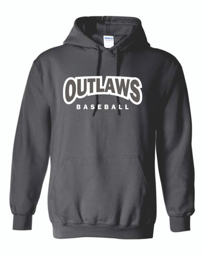 Outlaws Baseball YOUTH Hooded Sweatshirt