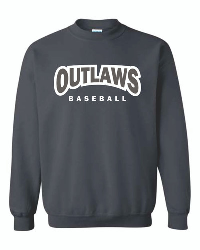 Outlaws Baseball YOUTH Crewneck