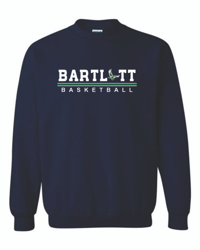 Bartlett high School Basketball Heavy Blend Crewneck (Design 3)
