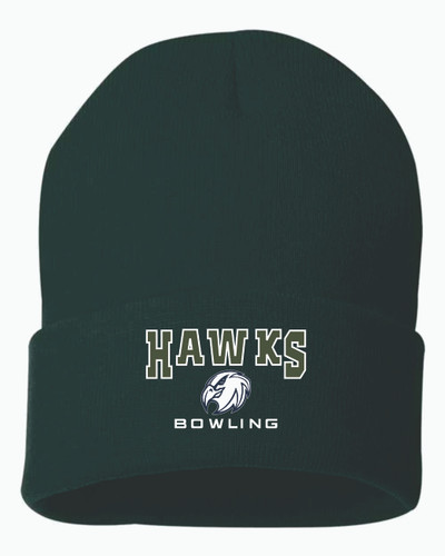 BHS Bowling 12" Solid Knit Beanie