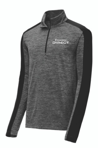 Firestone Direct Heather Colorblock 1/4-Zip Pullover