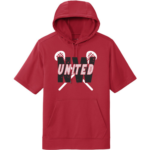 NWU Fleece Short Sleeve Hooded Pullover