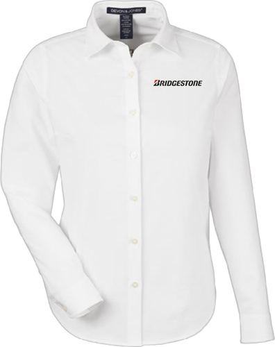 Bridgestone CrownLux Performance® Spencer Poplin Dress Shirt