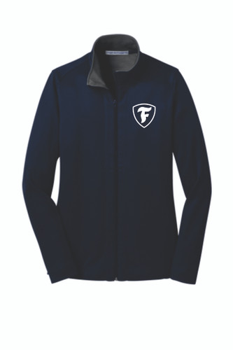 Firestone Ladies Vertical Texture Full-Zip Jacket "F" Shield