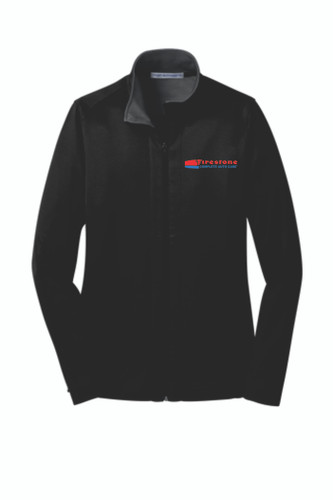 Firestone Complete Auto Care Ladies Vertical Texture Full-Zip Jacket 