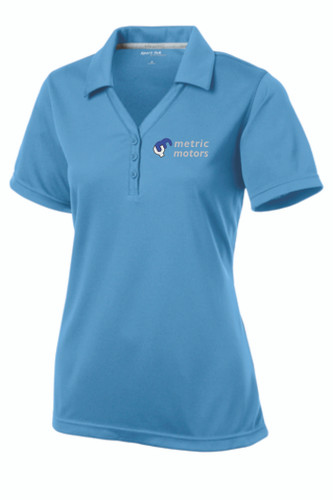 Metric Motors Ladies PosiCharge® Micro-Mesh Polo