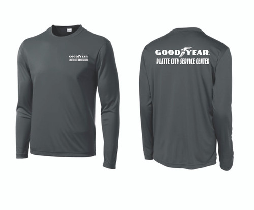 Goodyear Platte Long Sleeve PosiCharge Competitor Tee