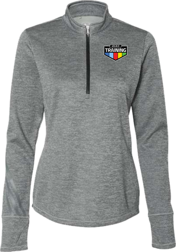 BSRO Education SP Adidas  Ladies Brushed Terry Heathered Quarter-Zip Pullover - Assorted Colors