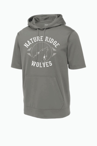 Nature Ridge ADULT Sport-Tek Sport-Wick Fleece Short Sleeve Hooded Pullover