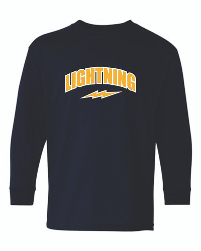 Lightning YOUTH - Gildan Heavy Cotton Long Sleeve T-Shirt