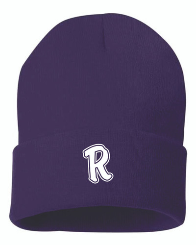 Roselle Rockers - Sportsman 12" Solid Knit Beanie