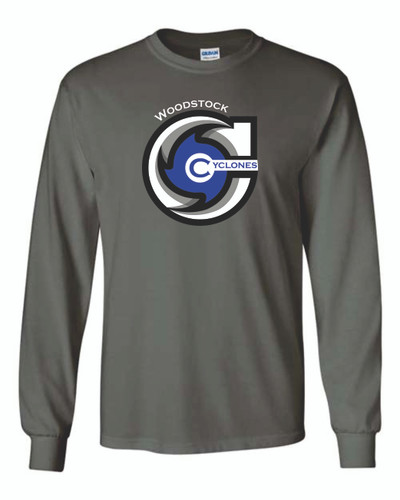 Woodstock Cyclones Gildan - Ultra Cotton Long Sleeve T-Shirt