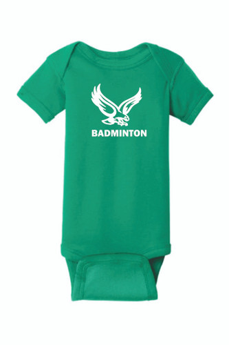 BHS Badminton Rabbit Skins™ Infant Short Sleeve Baby Rib Bodysuit