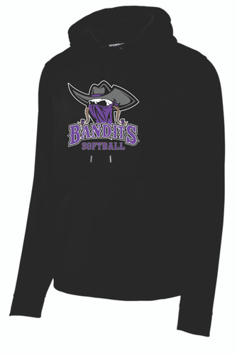 Bandits Softball - Sport-Tek Sport-Wick Fleece Hooded Pullover
