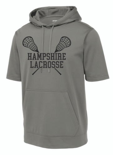 Hampshire Lacrosse Sport-Tek Sport-Wick Fleece Short Sleeve Hooded Pullover