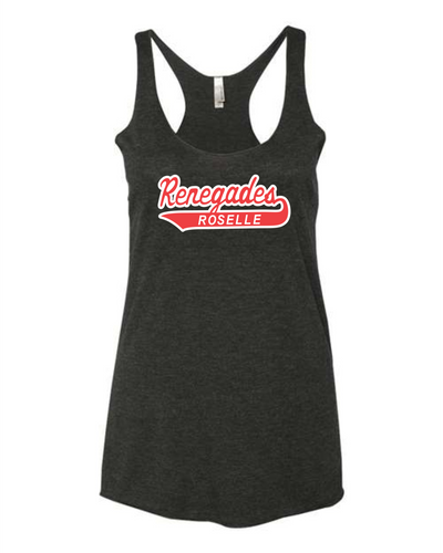 Roselle Renegade Next Level Apparel® Women’s Tri-Blend Racerback Tank