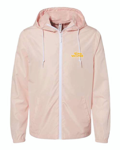 Tire World - Unisex Lightweight Windbreaker Full-Zip Jacket
