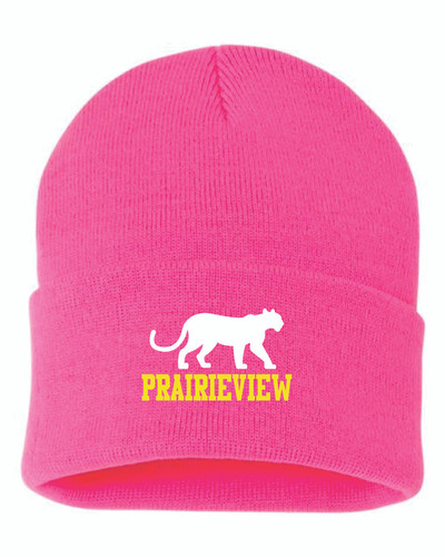 Prairieview Elementary Sportsman 12" Solid Knit Beanie