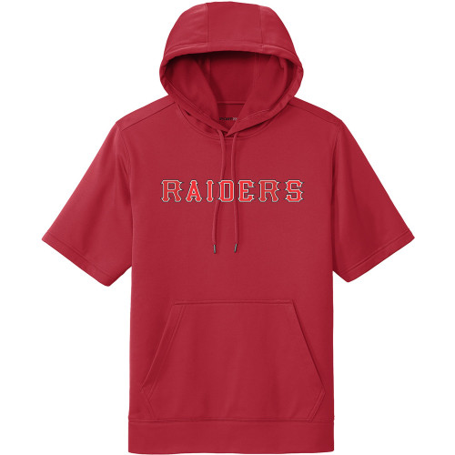 Raiders Sport-Tek Fleece Short Sleeve Hooded Pullover