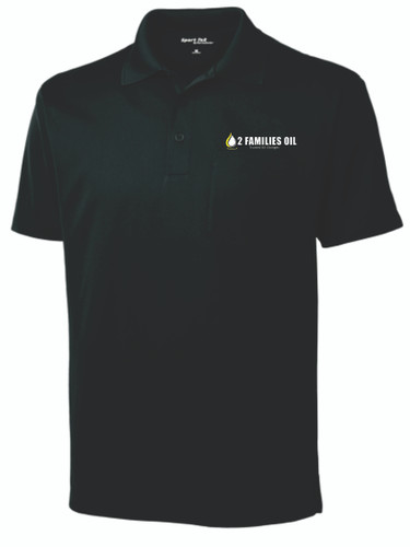 2 Families Oil Micropique Sport-Wick Pocket Polo