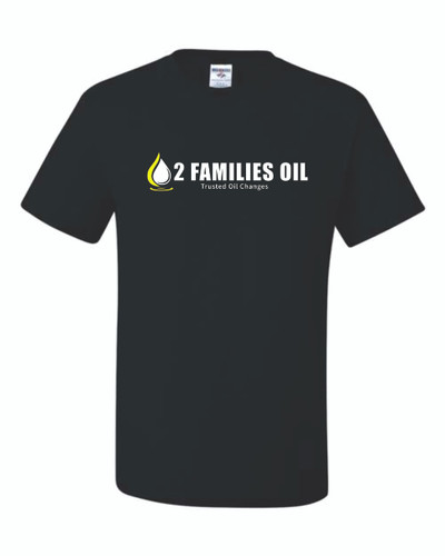 2 Families Oil Workwear Active 50/50 Cotton/Poly Pocket T-Shirt