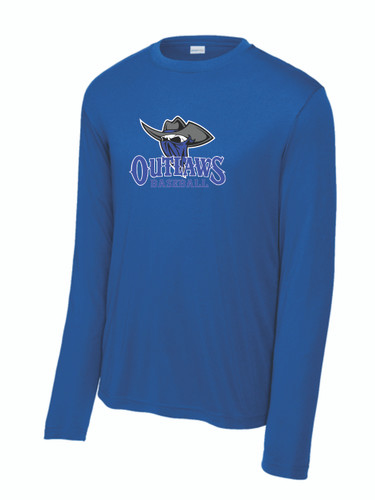 Outlaws Baseball - Sport-Tek Long Sleeve PosiCharge Competitor Tee