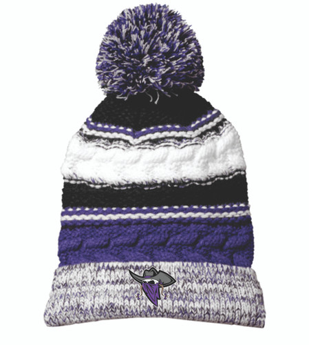 Bandits Softball Sport-Tek Pom Pom Team Beanie