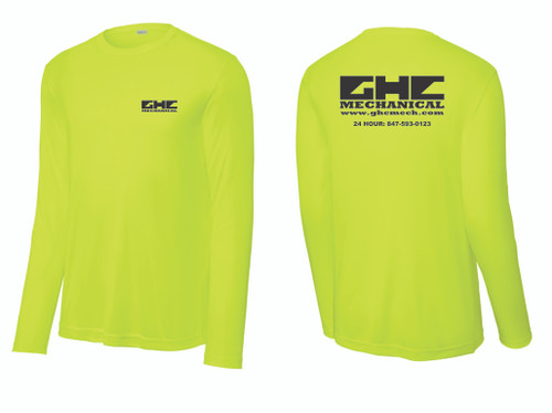 GHC Mechanical Field Sport-Tek Long Sleeve PosiCharge Competitor Tee