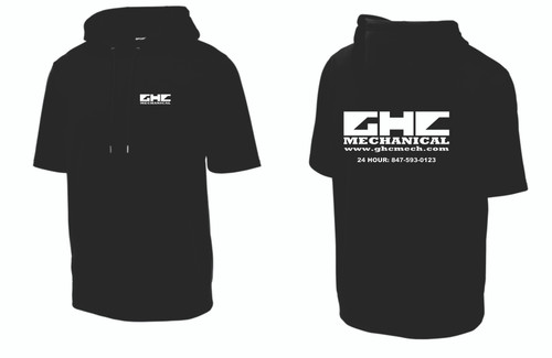 GHC Mechanical Field Sport-Tek Sport-Wick Fleece Short Sleeve Hooded Pullover
