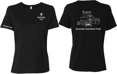 AAF FIRESTONE ANNIVERSARY LADIES TEE SHIRT - FREE SHIPPING