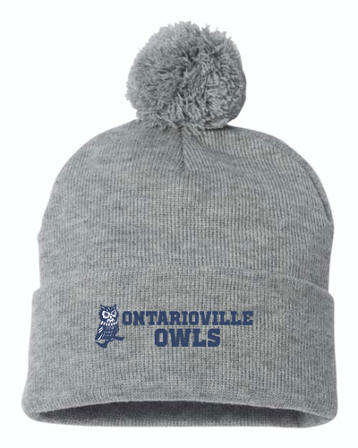 Ontarioville Elementary Sportsman - Pom-Pom 12" Knit Beanie