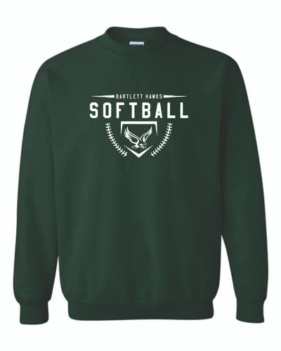 Bartlett Hawks Softball Gildan - Heavy Blend™ Crewneck