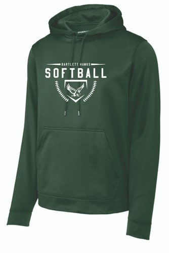 Bartlett Hawks Softball Sport-Tek® Sport-Wick® Fleece Hooded Pullover