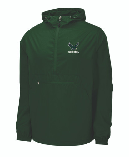 Bartlett Hawks Softball Sport-Tek  Packable Anorak