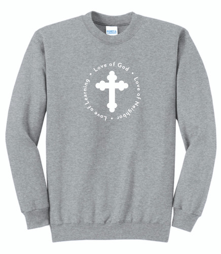 Guardian Angel Orthodox Day School Port & Co™ Core Fleece Crewneck Sweatshirt